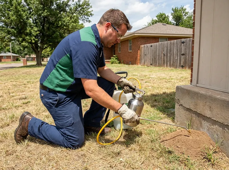Ant Colony Suppression in Oklahoma City, OK